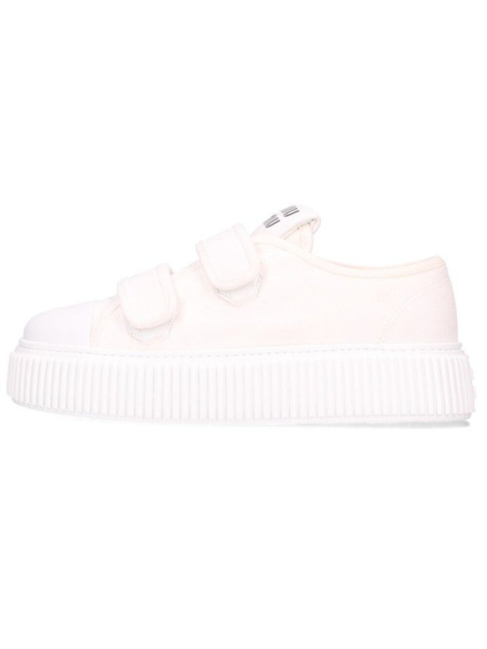 Miu Miu Velcro Strap Low-Top Sneakers